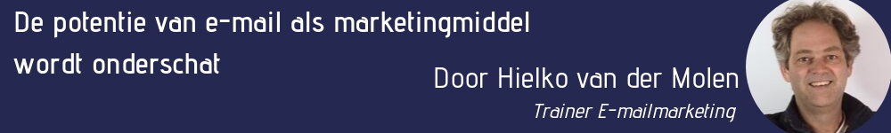 De potentie van e-mail als marketingmiddel wordt onderschat - Header smal - DEF